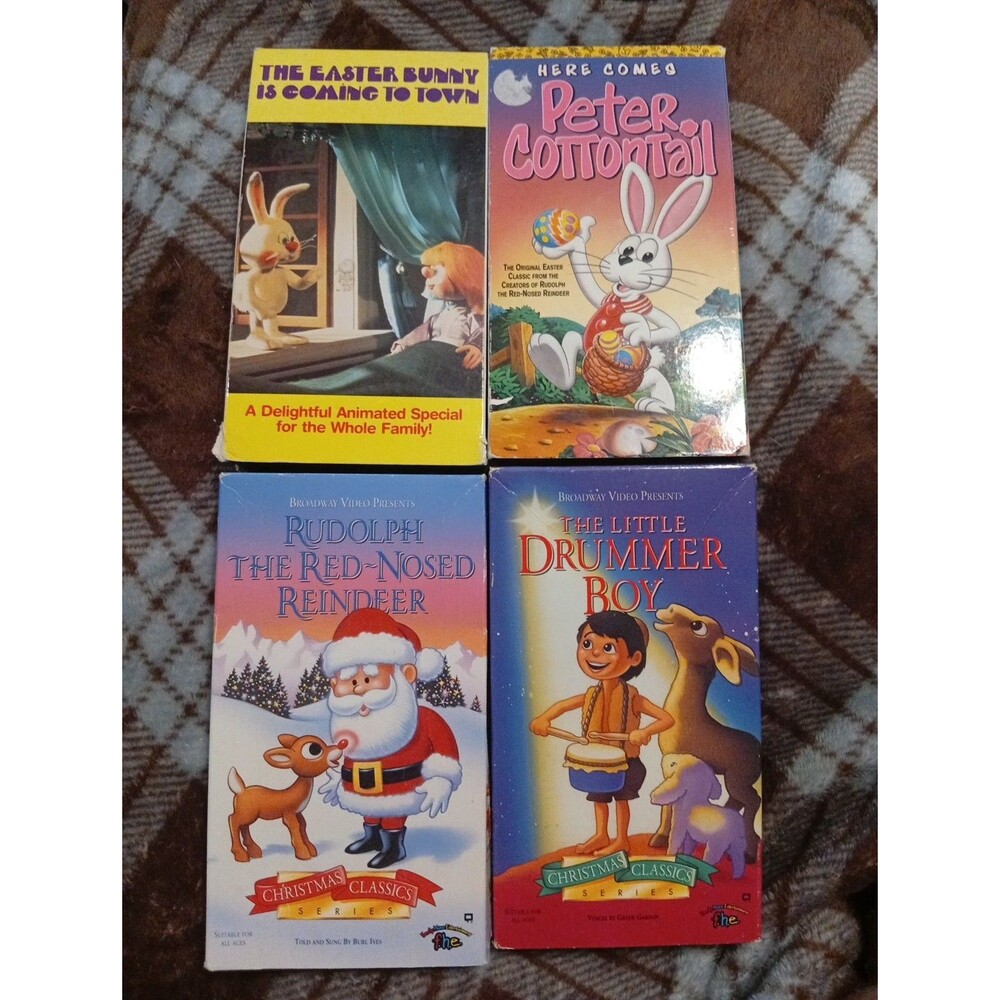 Rankin Bass Holiday Specials VHS Lot Of 4 - See Description